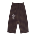 Unisex Plaid Wide Leg Pants