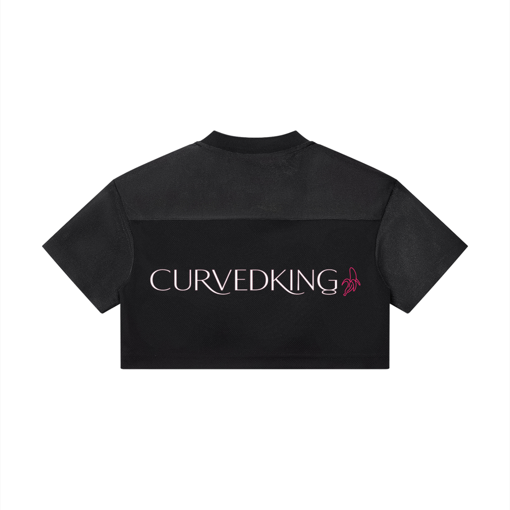Women’s Cropped Paneled V-Neck Jersey