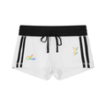 Women's Contrast Stripe Track Shorts