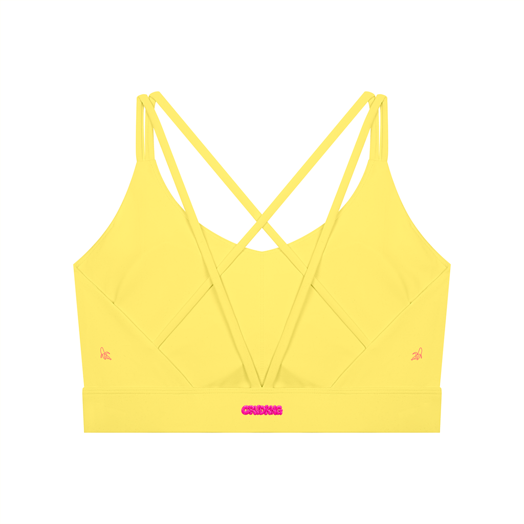 Women's Lycra Cropped Yoga Sport Bra