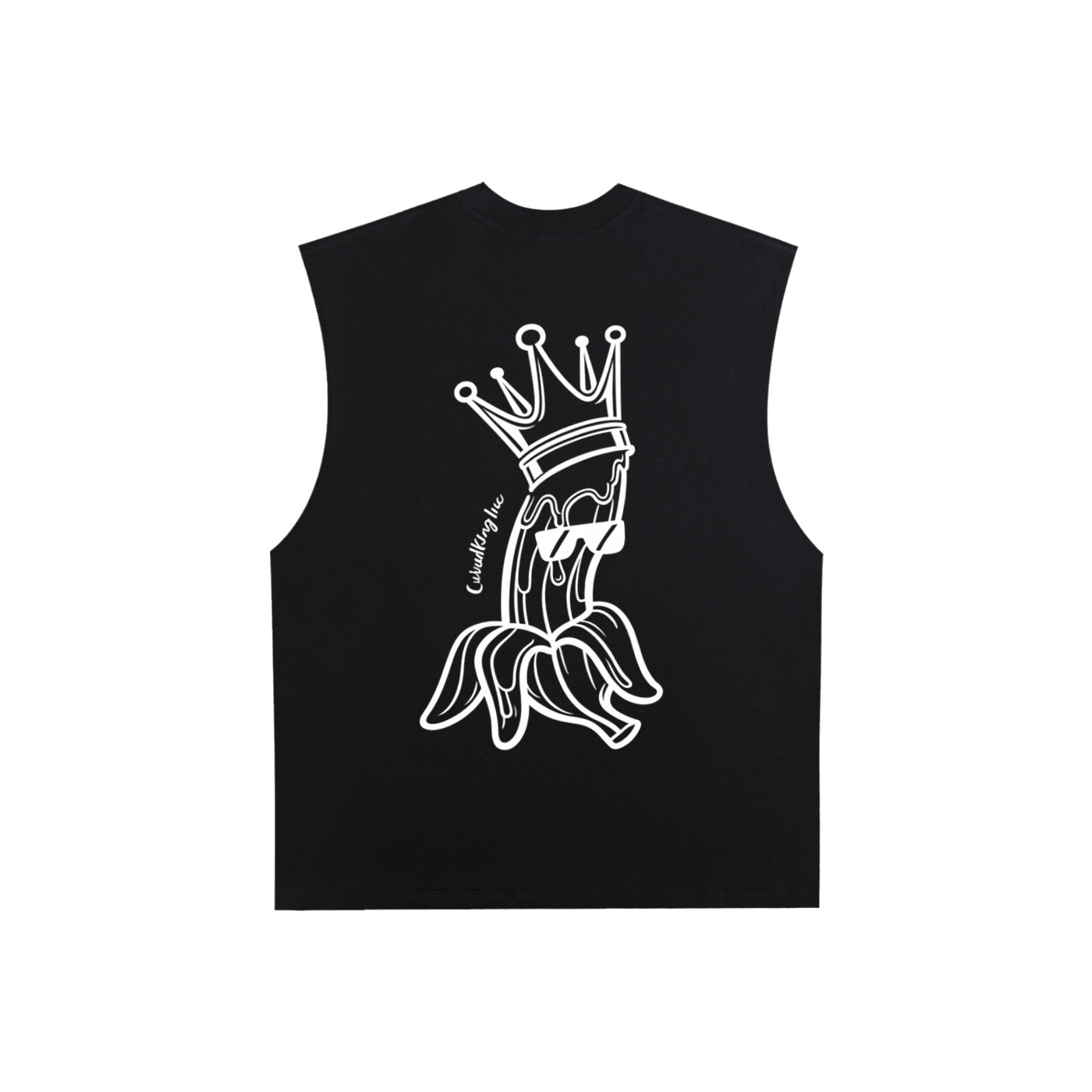 Raw Edge Cotton Tank Top