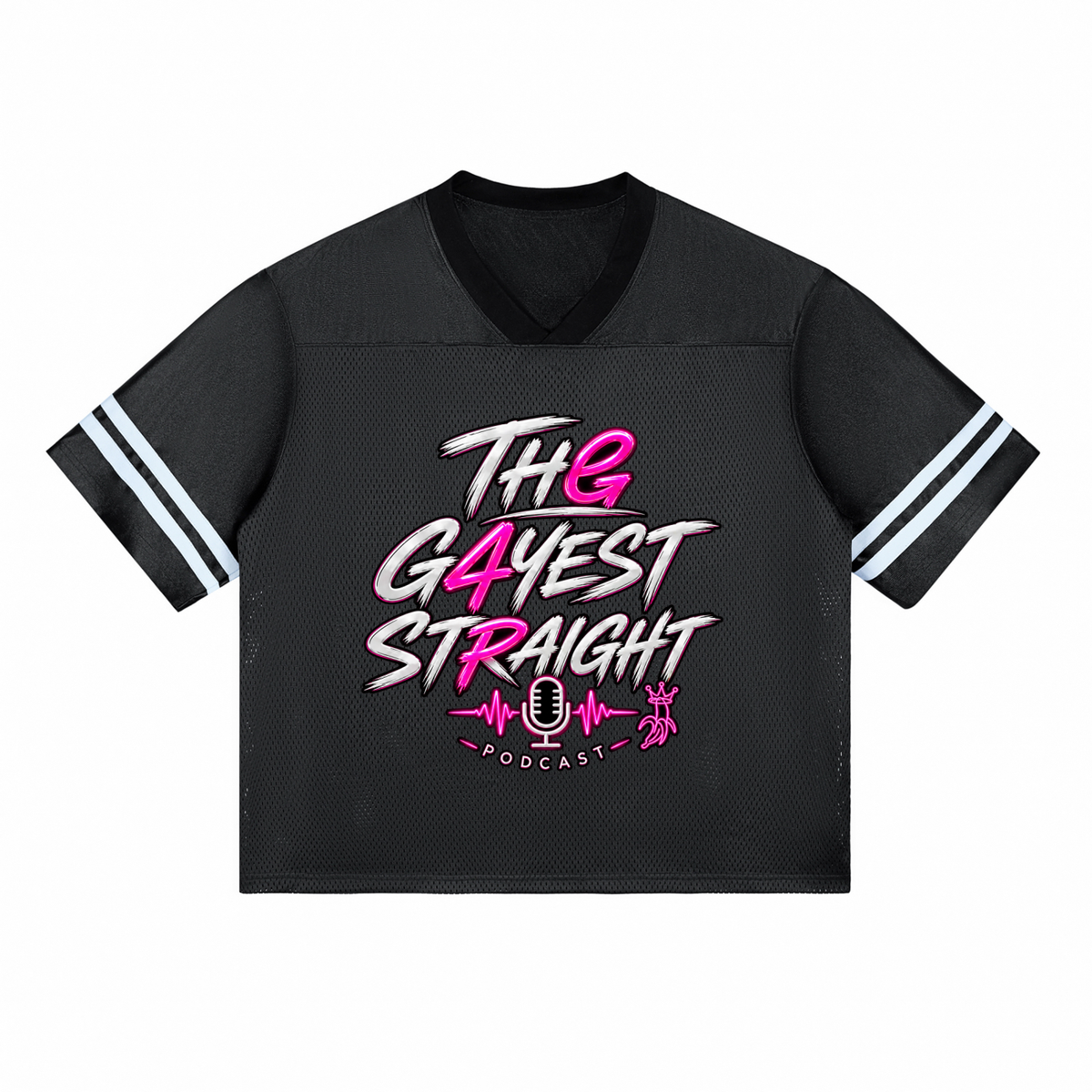 Taped Mesh T-Shirt