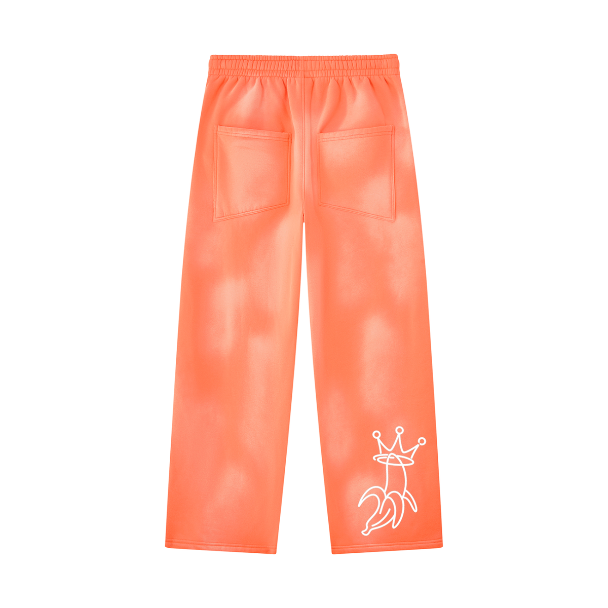 Unisex Sunfade Wide Leg Fleece Sweatpants