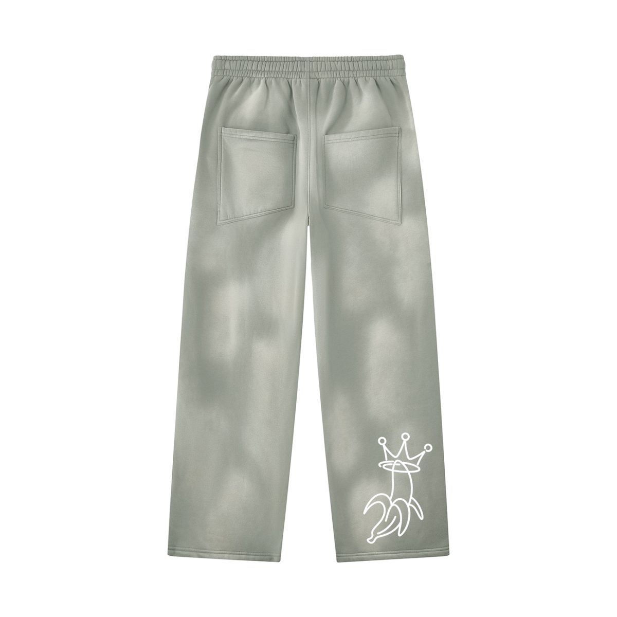 Unisex Sunfade Wide Leg Fleece Sweatpants