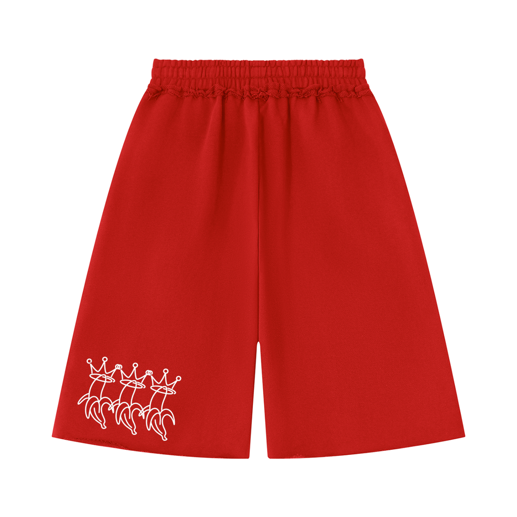 Unisex Heavyweight Raw Edge Shorts