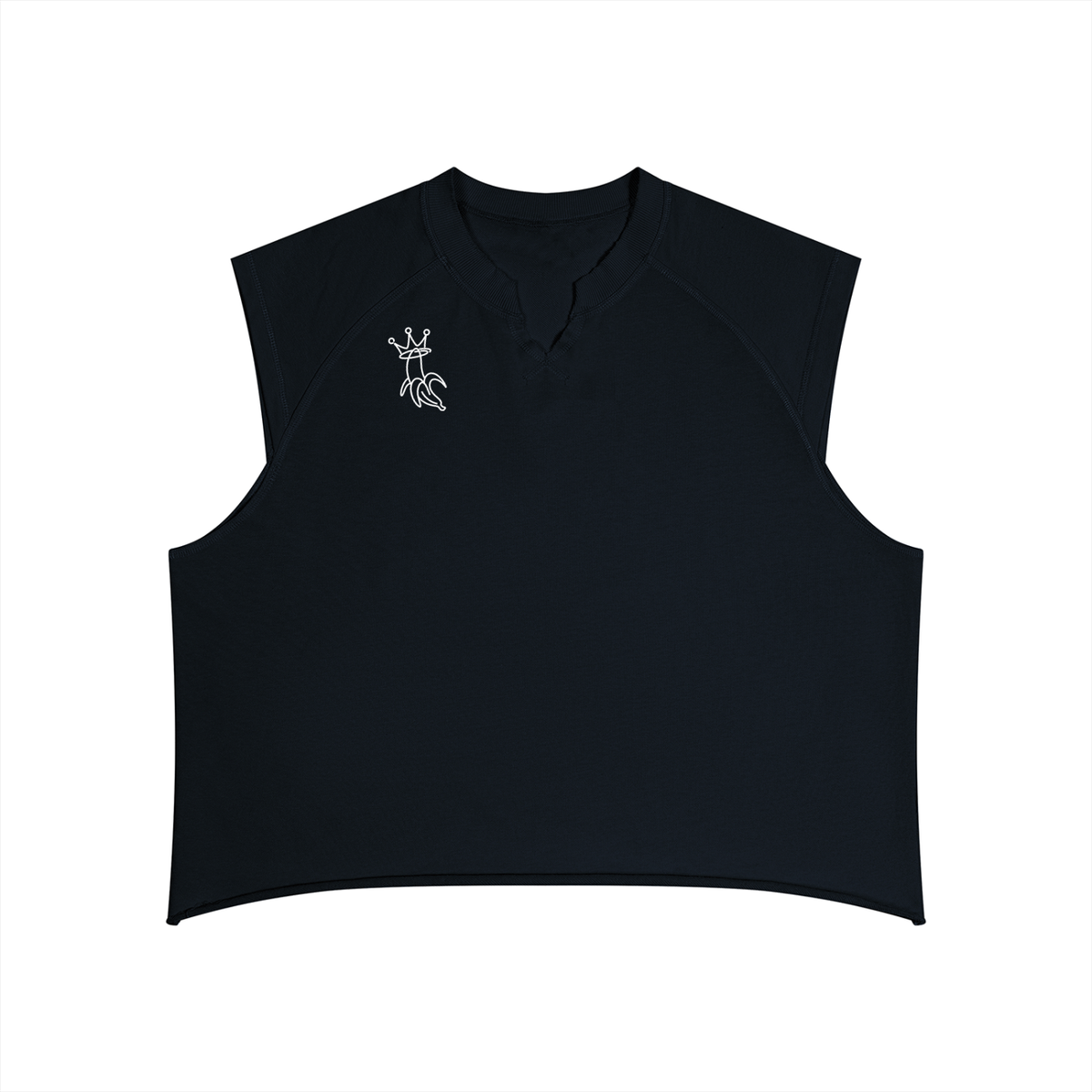 Men’s Boxy Raw Hem Tank Top