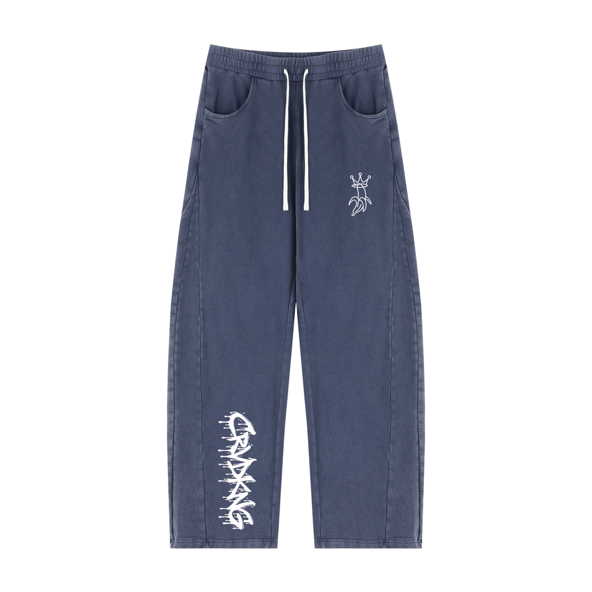 Unisex Mineral Wash Barrel Sweatpants