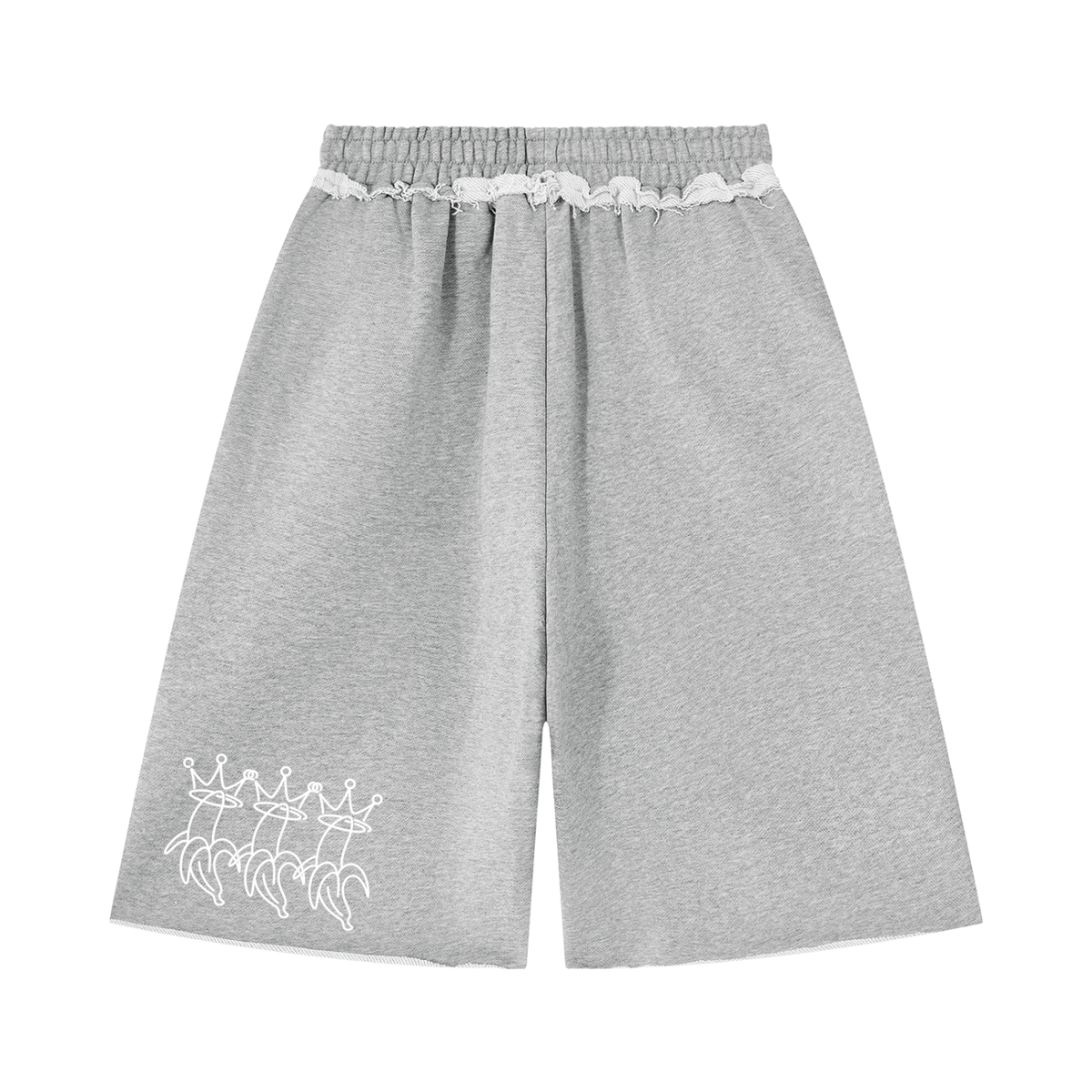 Unisex Heavyweight Raw Edge Shorts