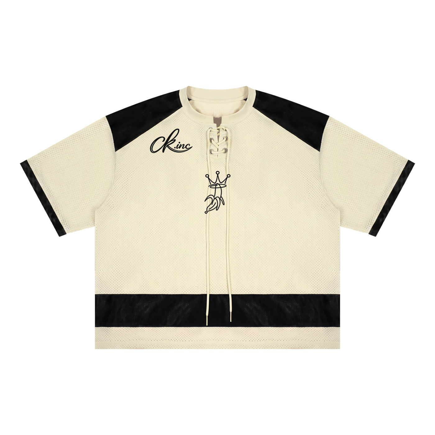 Unisex Raglan Sleeve Mesh Boxy T-Shirt