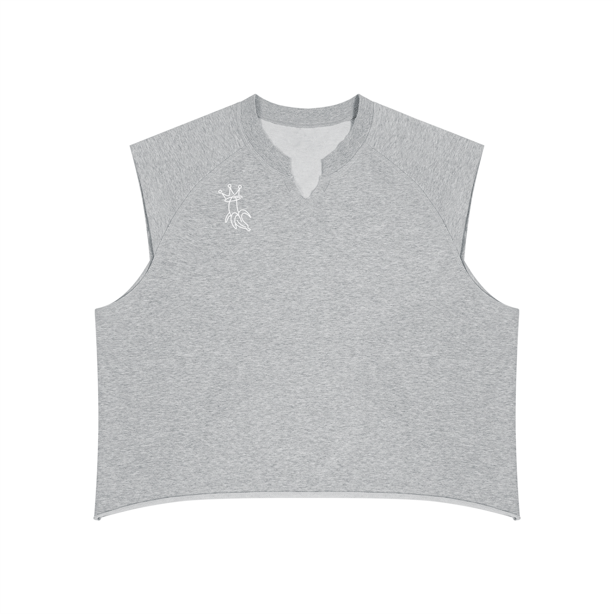 Men’s Boxy Raw Hem Tank Top