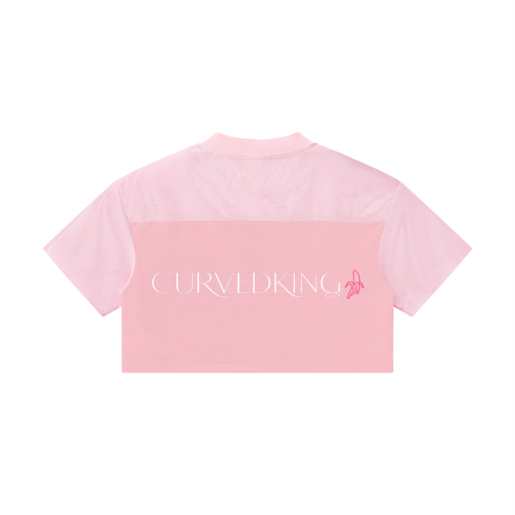 Women’s Cropped Paneled V-Neck Jersey