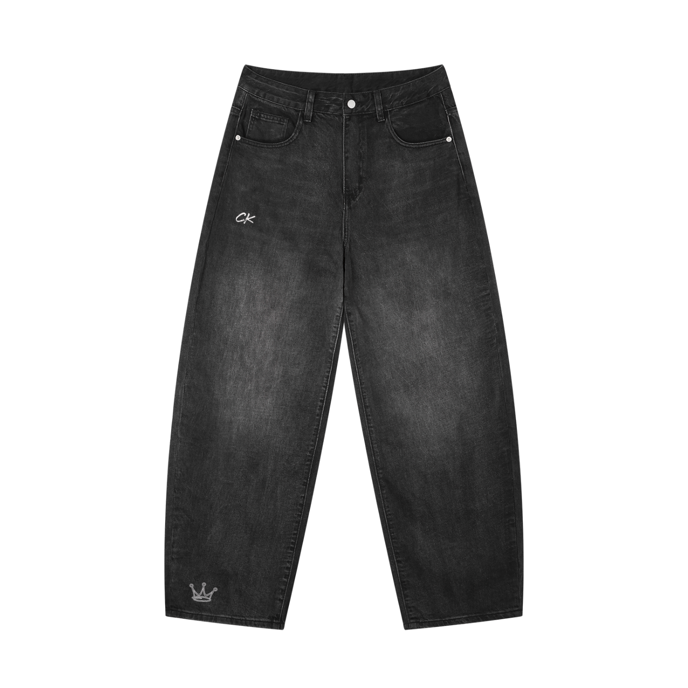 Men's Sunfade Vintage Wash Barrel Leg Jeans