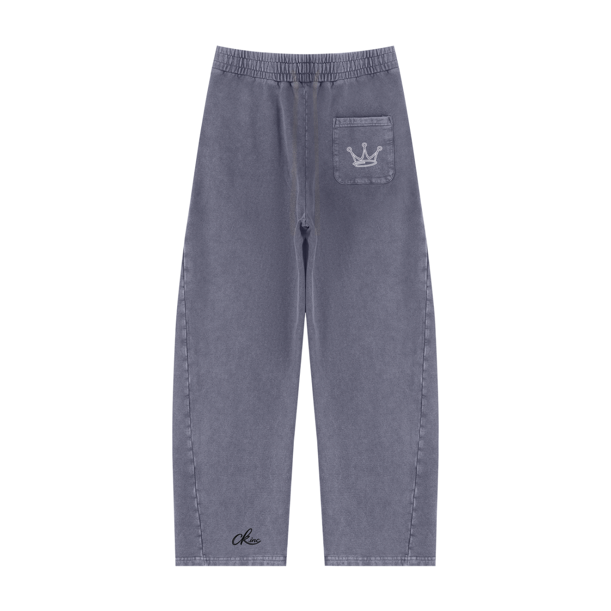 Unisex Mineral Wash Barrel Sweatpants