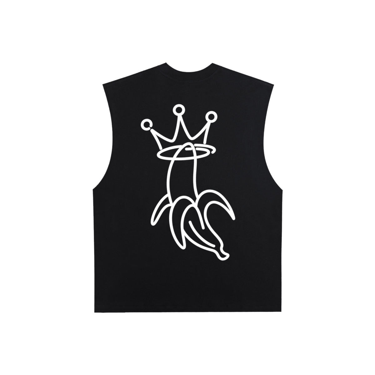 Raw Edge Cotton Tank Top