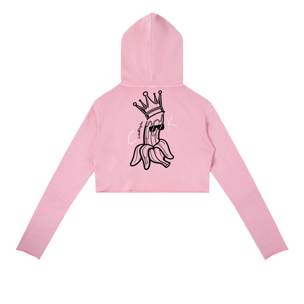 Vintage Washed Raw Edge Hoodie