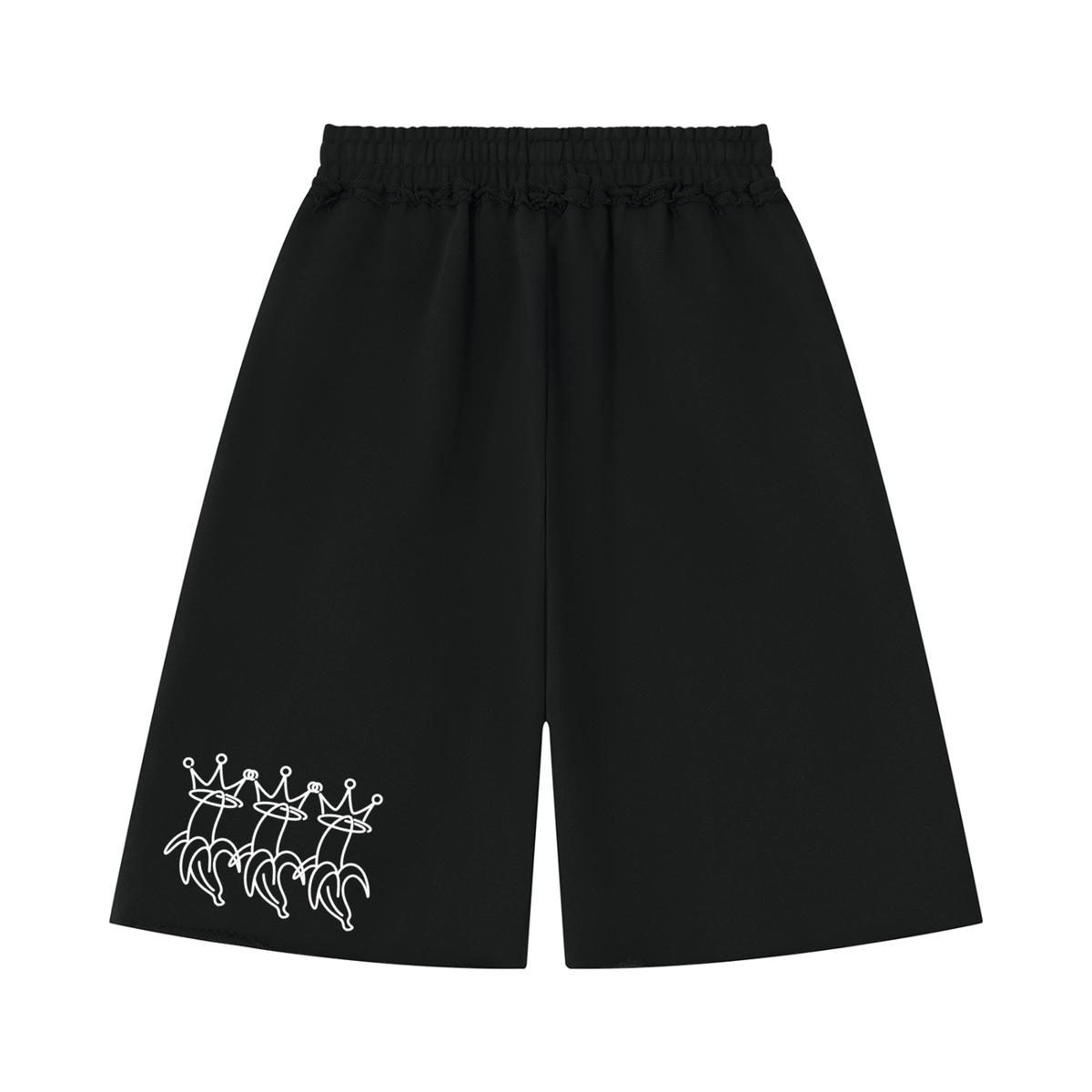Unisex Heavyweight Raw Edge Shorts