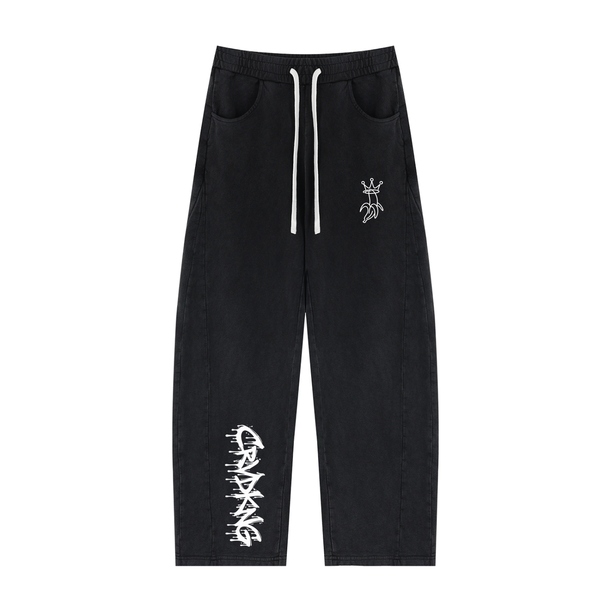 Unisex Mineral Wash Barrel Sweatpants