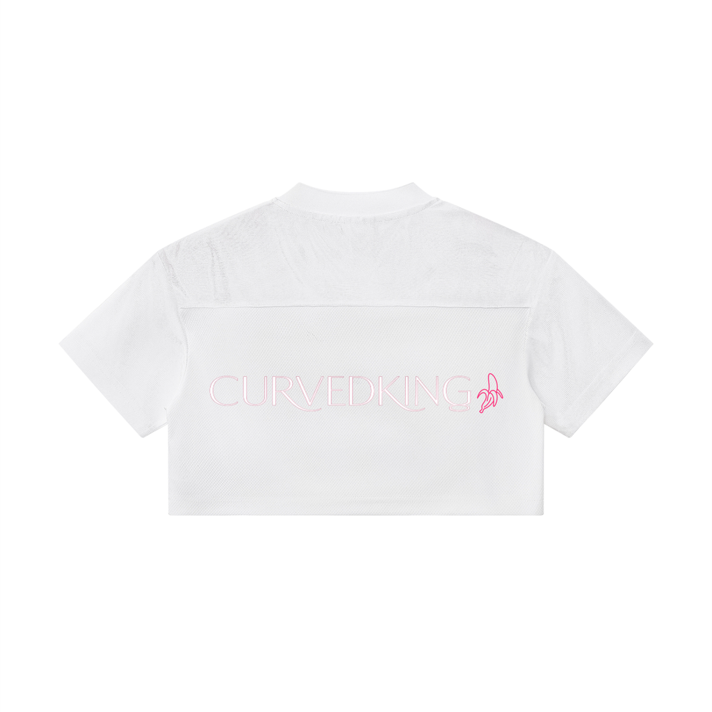 Women’s Cropped Paneled V-Neck Jersey