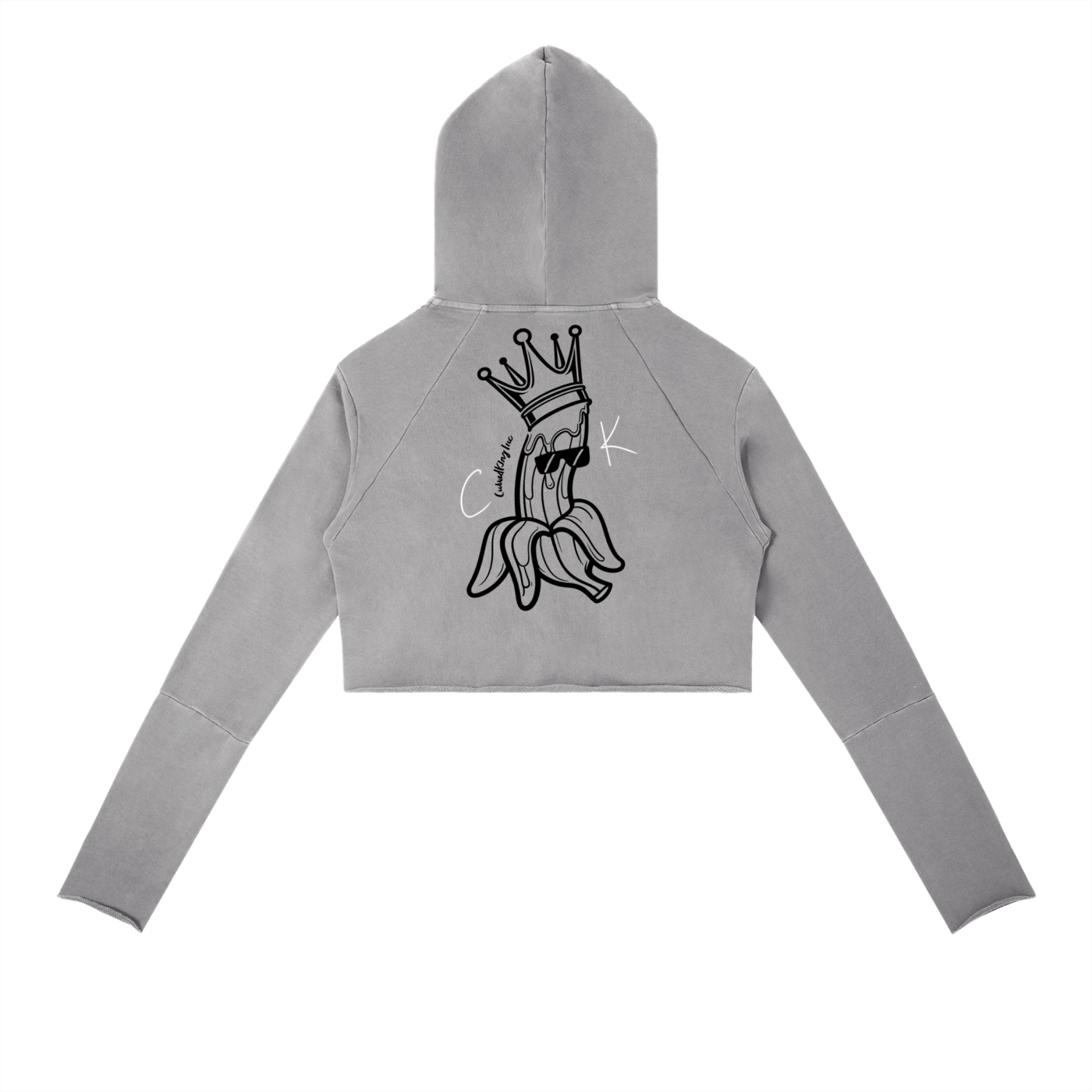 Vintage Washed Raw Edge Hoodie