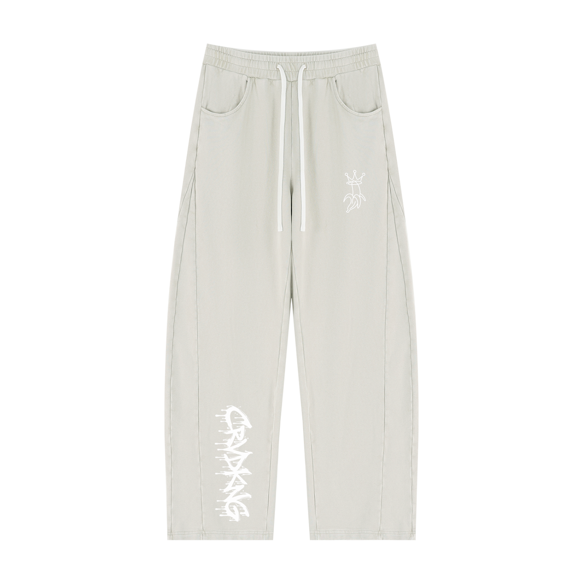 Unisex Mineral Wash Barrel Sweatpants