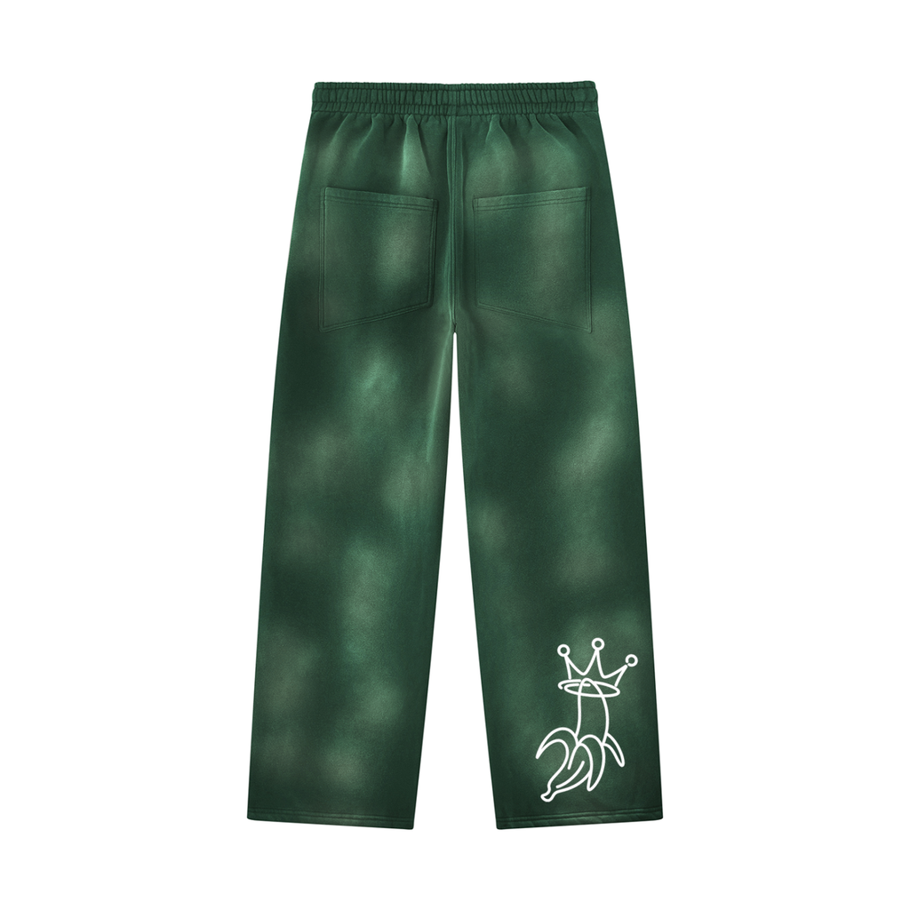 Unisex Sunfade Wide Leg Fleece Sweatpants