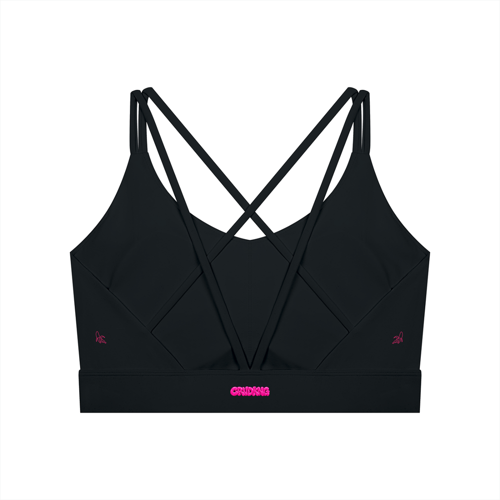 Women's Lycra Cropped Yoga Sport Bra
