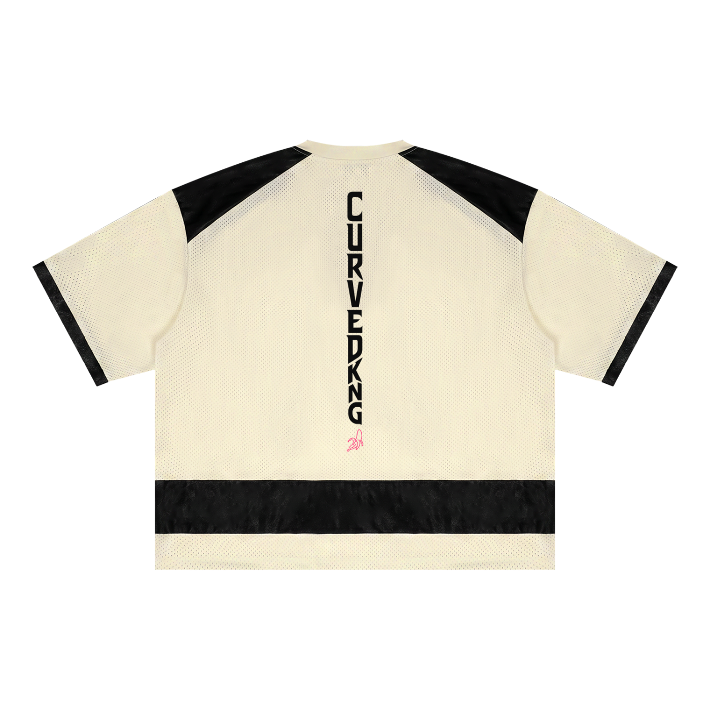 Unisex Raglan Sleeve Mesh Boxy T-Shirt
