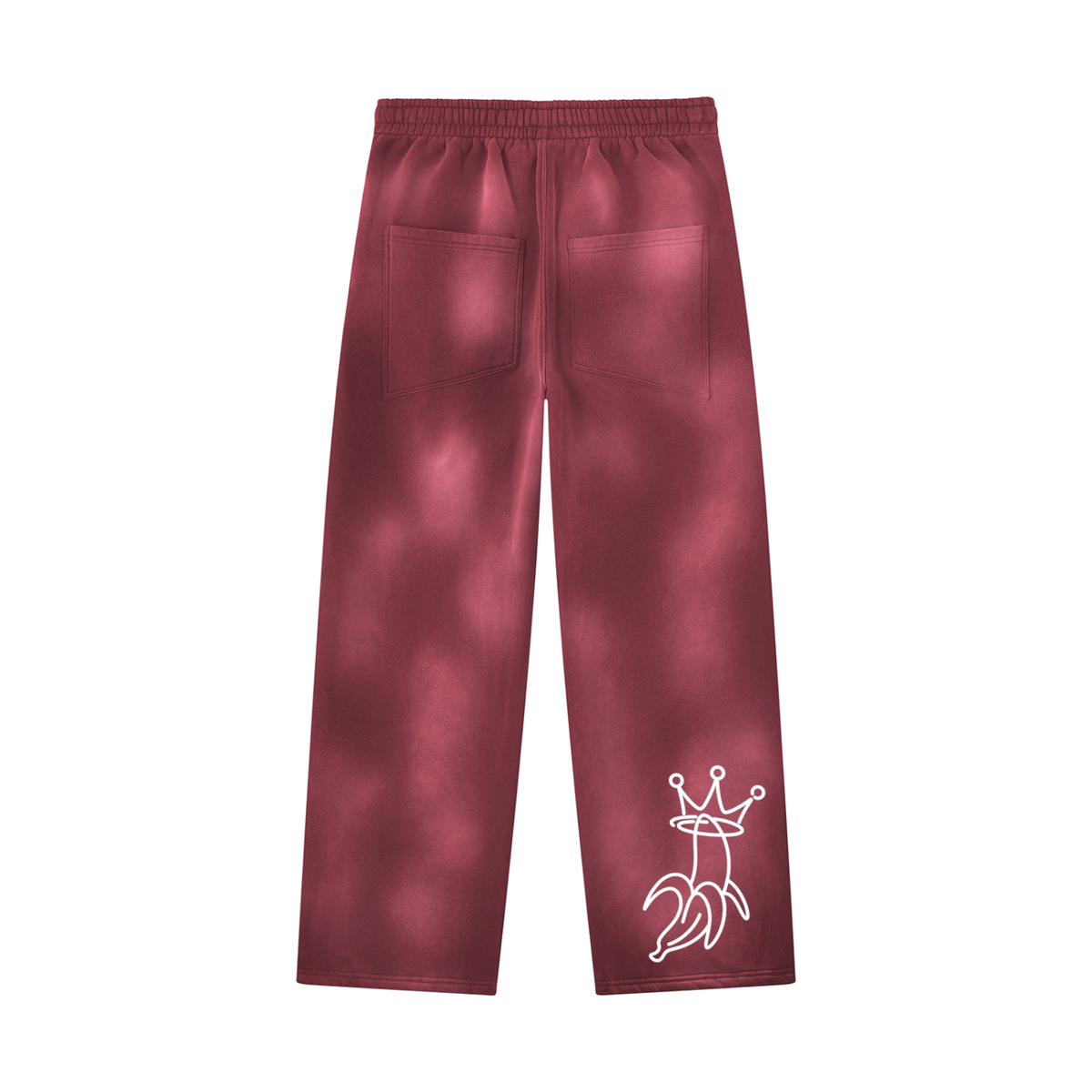 Unisex Sunfade Wide Leg Fleece Sweatpants