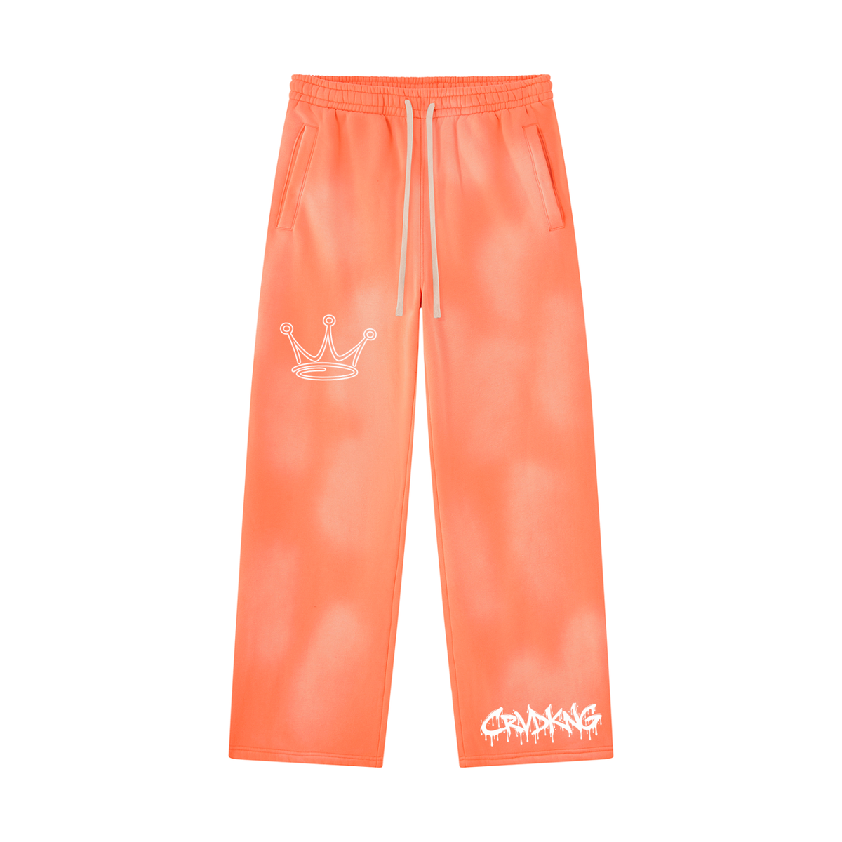 Unisex Sunfade Wide Leg Fleece Sweatpants