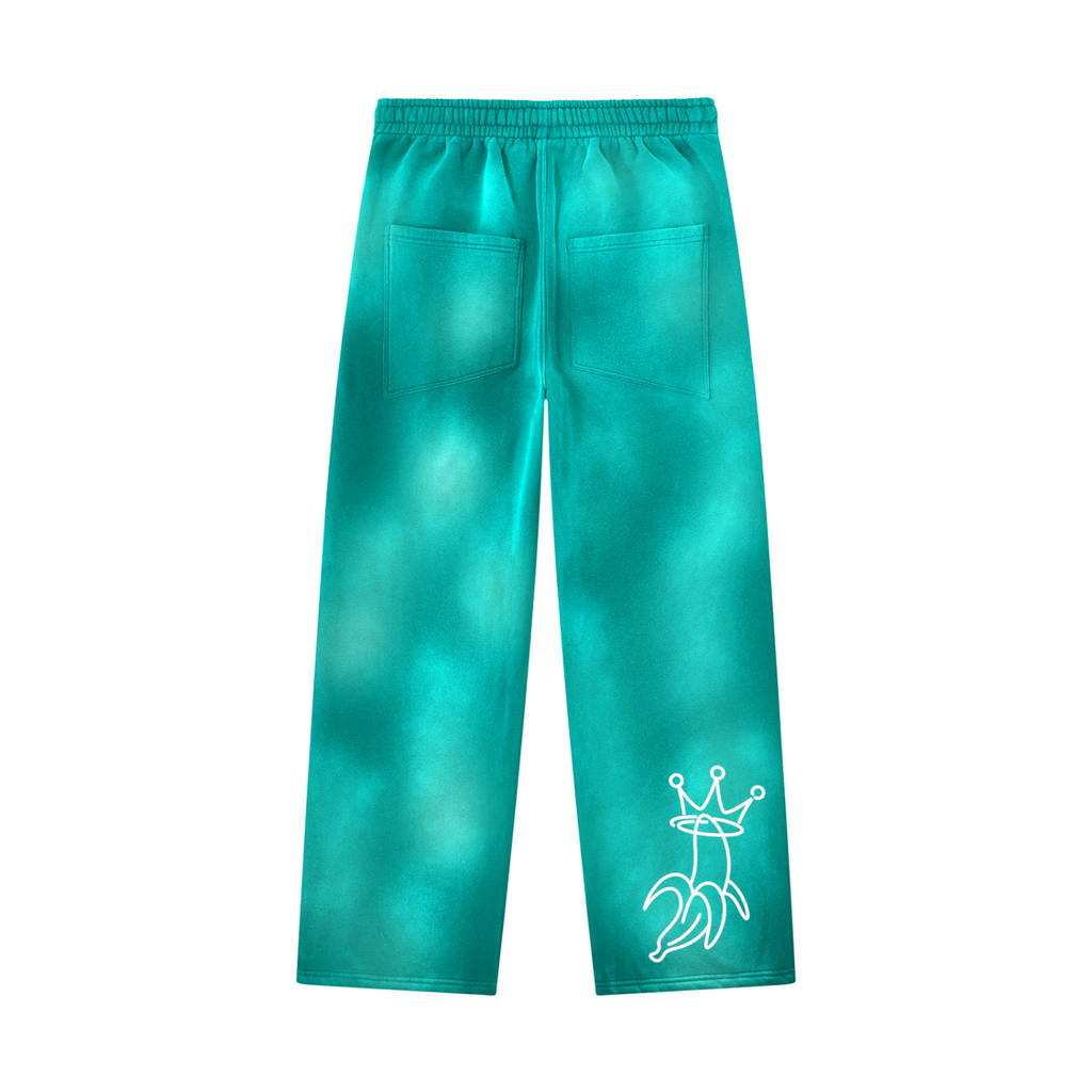 Unisex Sunfade Wide Leg Fleece Sweatpants