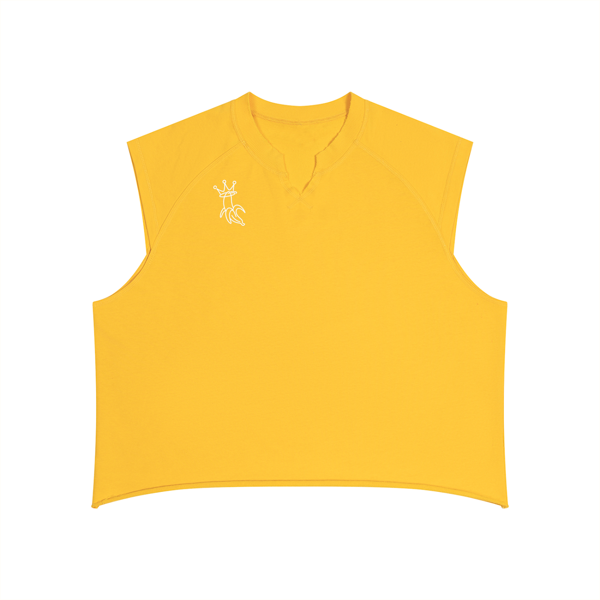 Men’s Boxy Raw Hem Tank Top