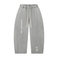 Unisex Mineral Wash Barrel Leg Pants