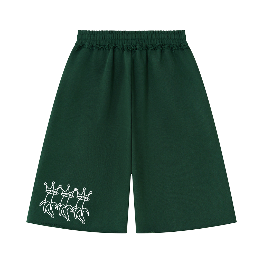 Unisex Heavyweight Raw Edge Shorts