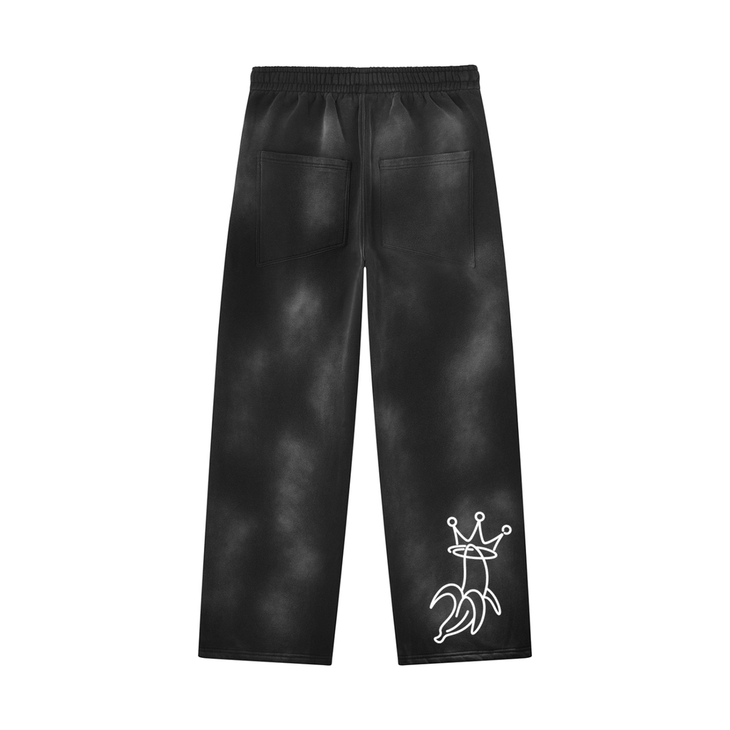 Unisex Sunfade Wide Leg Fleece Sweatpants