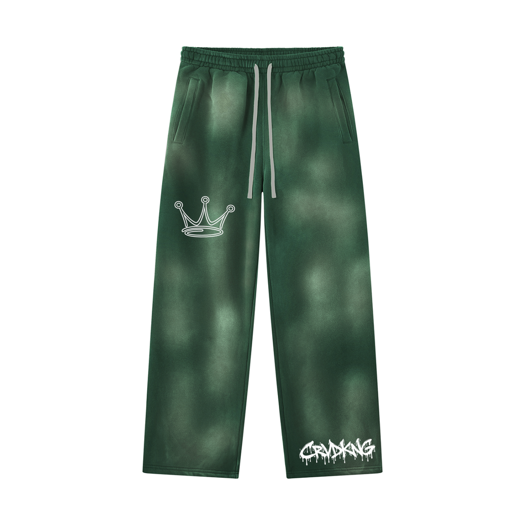 Unisex Sunfade Wide Leg Fleece Sweatpants